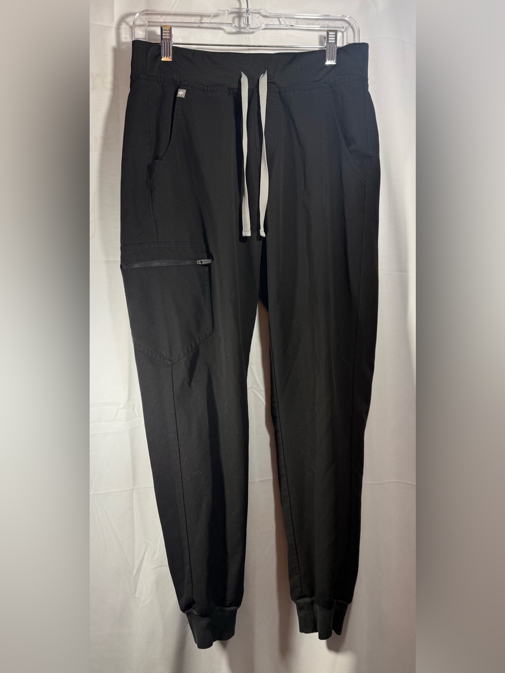 Figs Black Scrub Pants Size Small